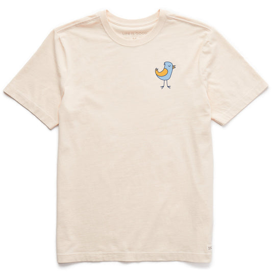 Men's Bert's Smile Bird Short Sleeve Crusher Tee