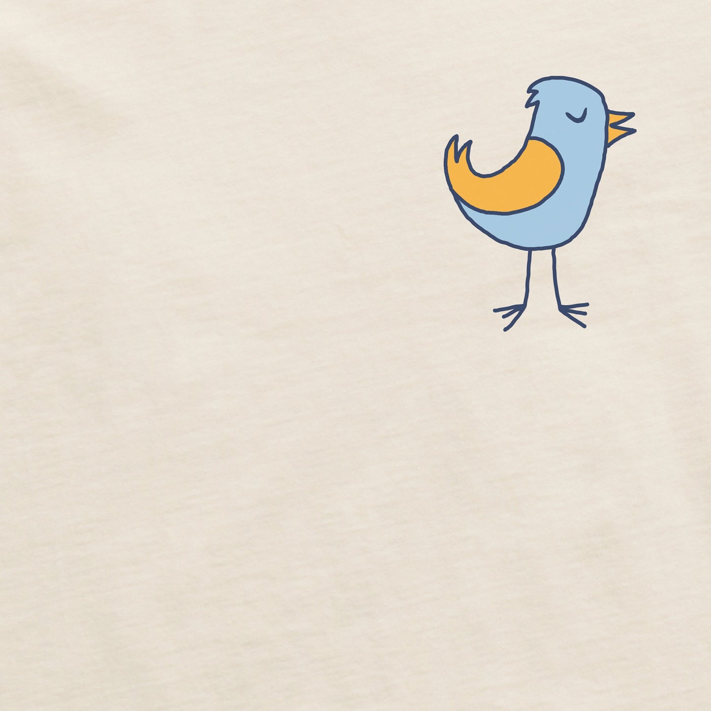 Men's Bert's Smile Bird Short Sleeve Crusher Tee