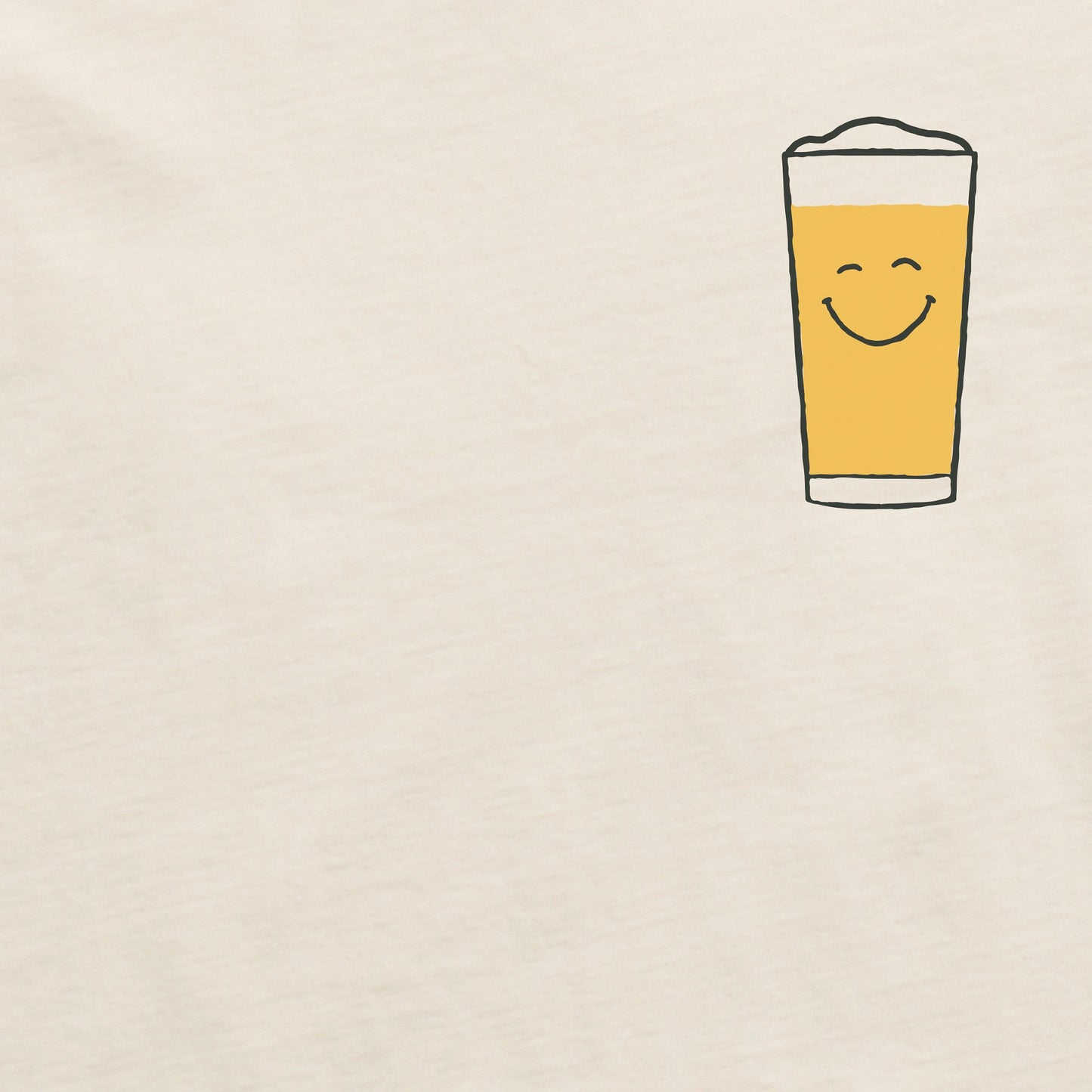 Men's Bert's Smile Beer Short Sleeve Crusher Tee