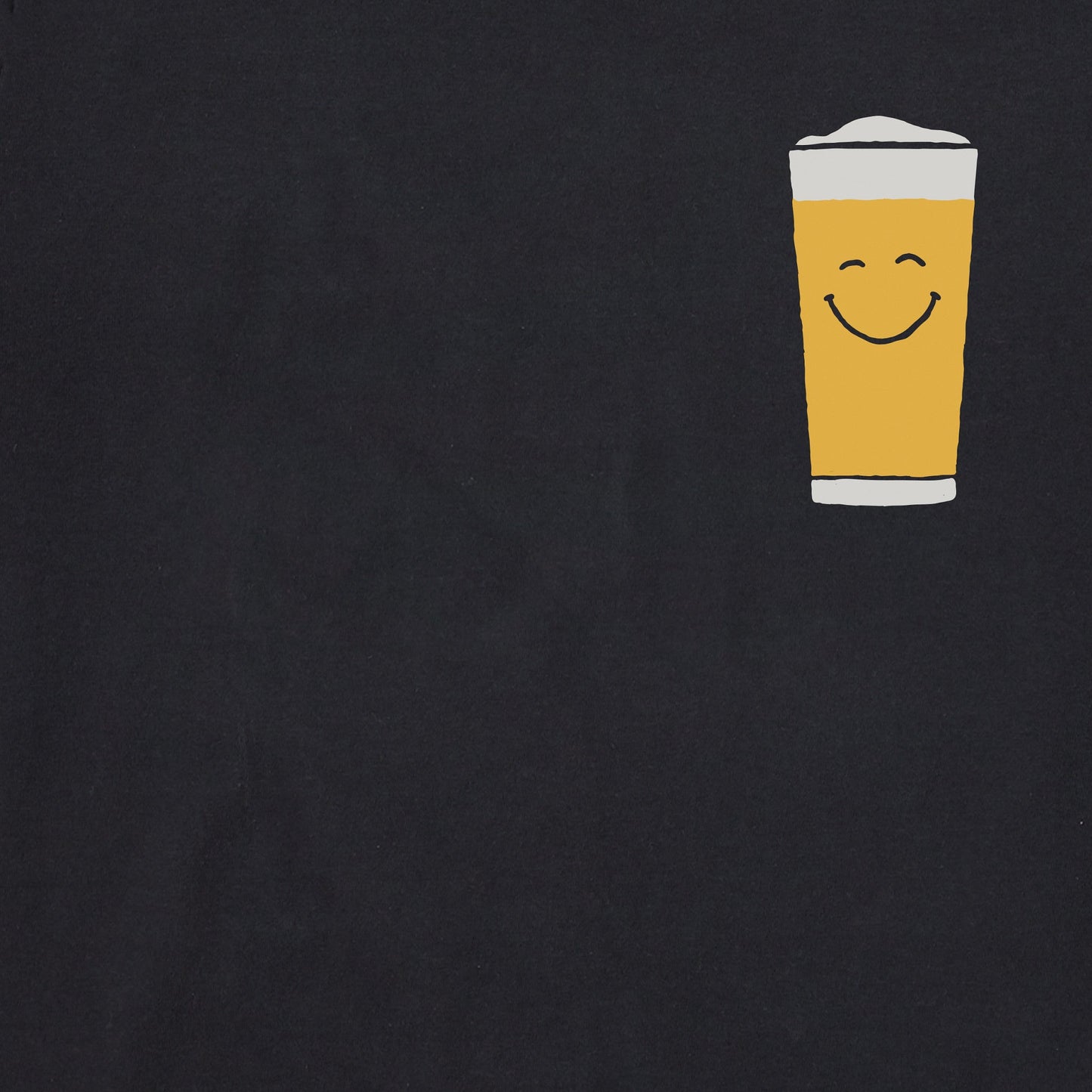 Men's Bert's Smile Beer Short Sleeve Crusher Tee