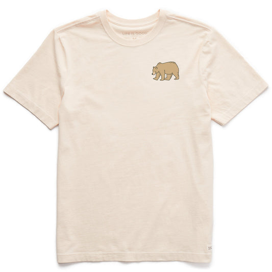 Men's Bert's Smile Bear Short Sleeve Crusher Tee