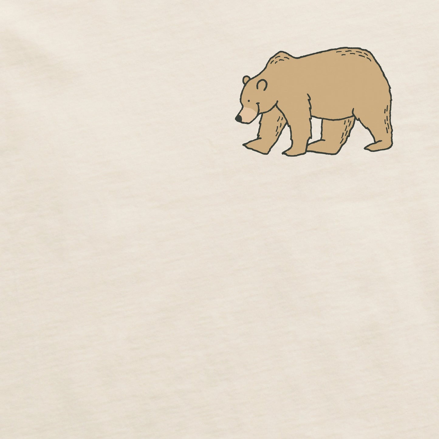 Men's Bert's Smile Bear Short Sleeve Crusher Tee