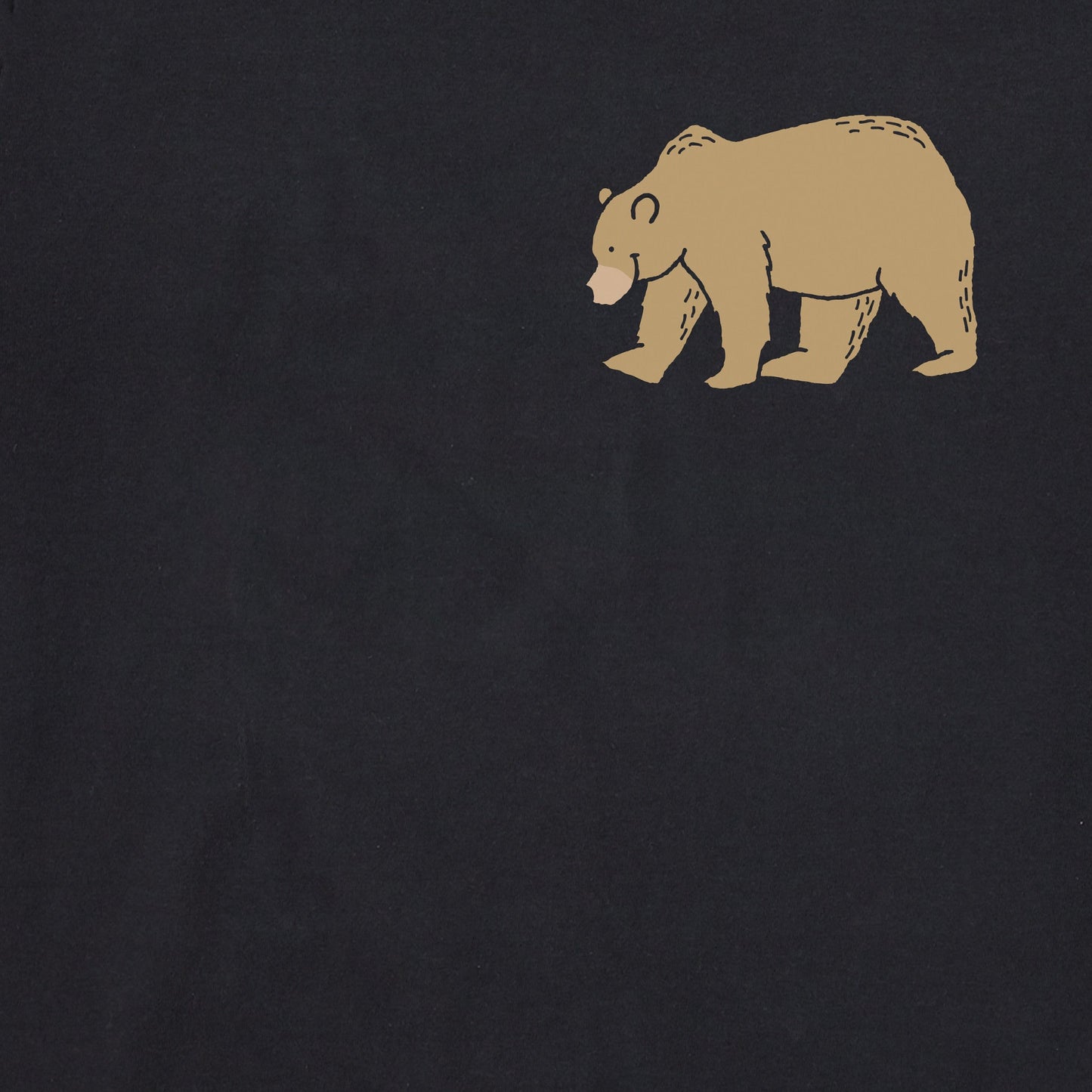 Men's Bert's Smile Bear Short Sleeve Crusher Tee