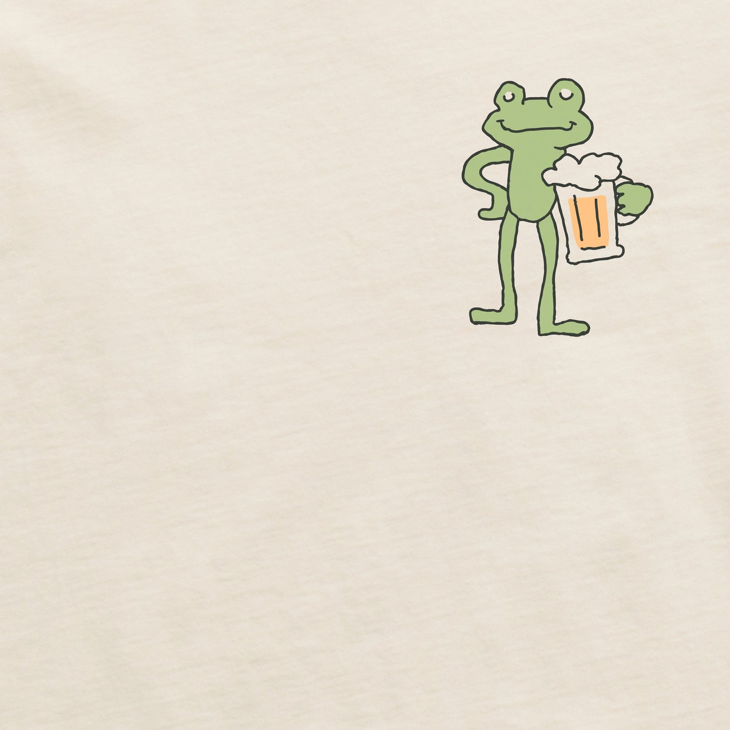 Men's Bert's Smile Frog Short Sleeve Crusher Tee