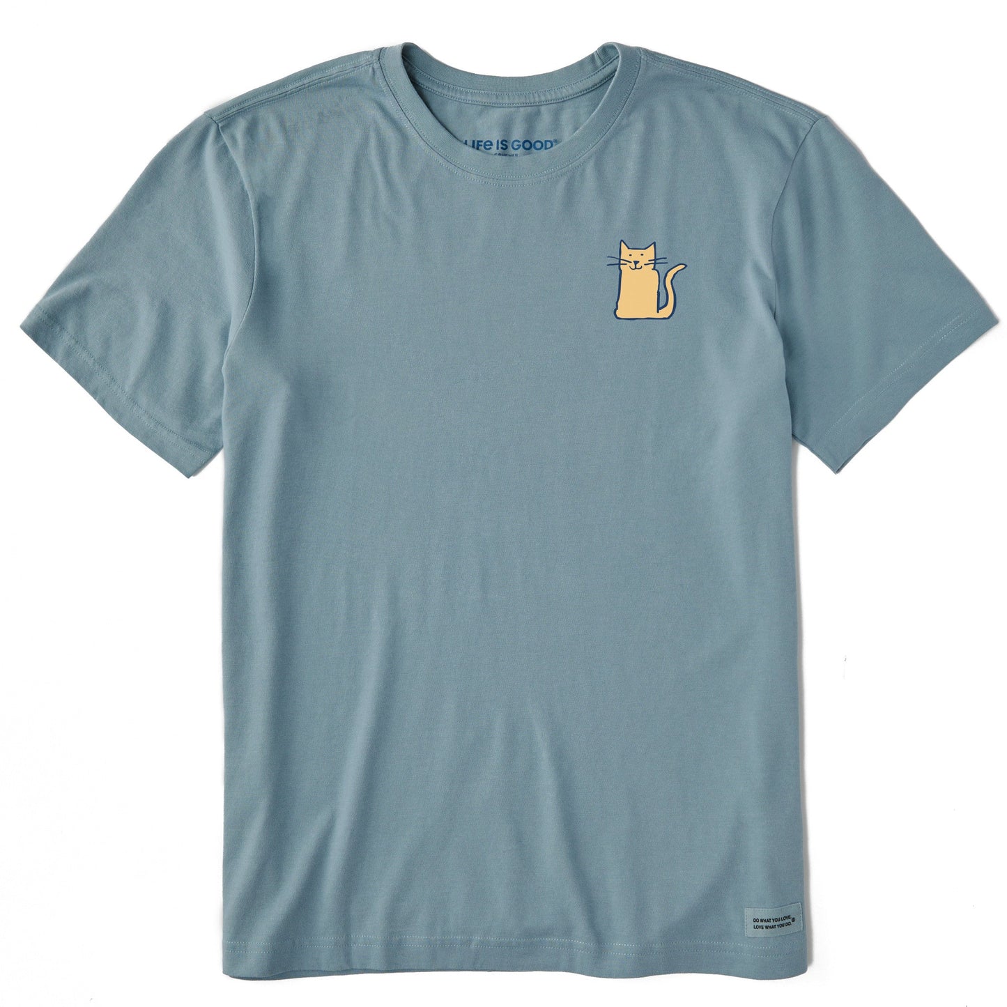 Men's Bert's Smile Cat Short Sleeve Crusher Tee