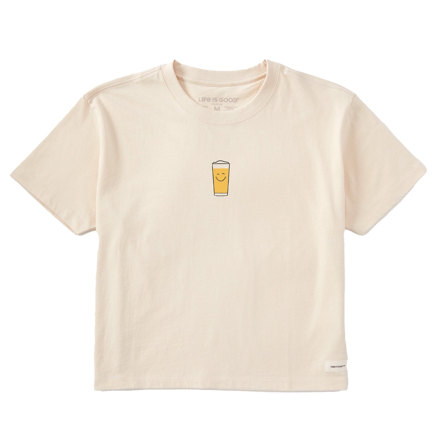 Women's Bert's Smile Beer Short Sleeve Crusher Boxy Tee