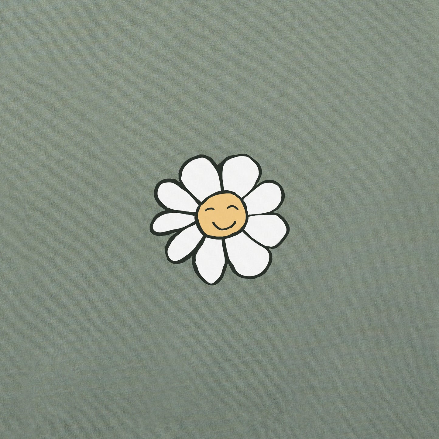 Women's Bert's Smile Flower Short Sleeve Crusher Boxy Tee