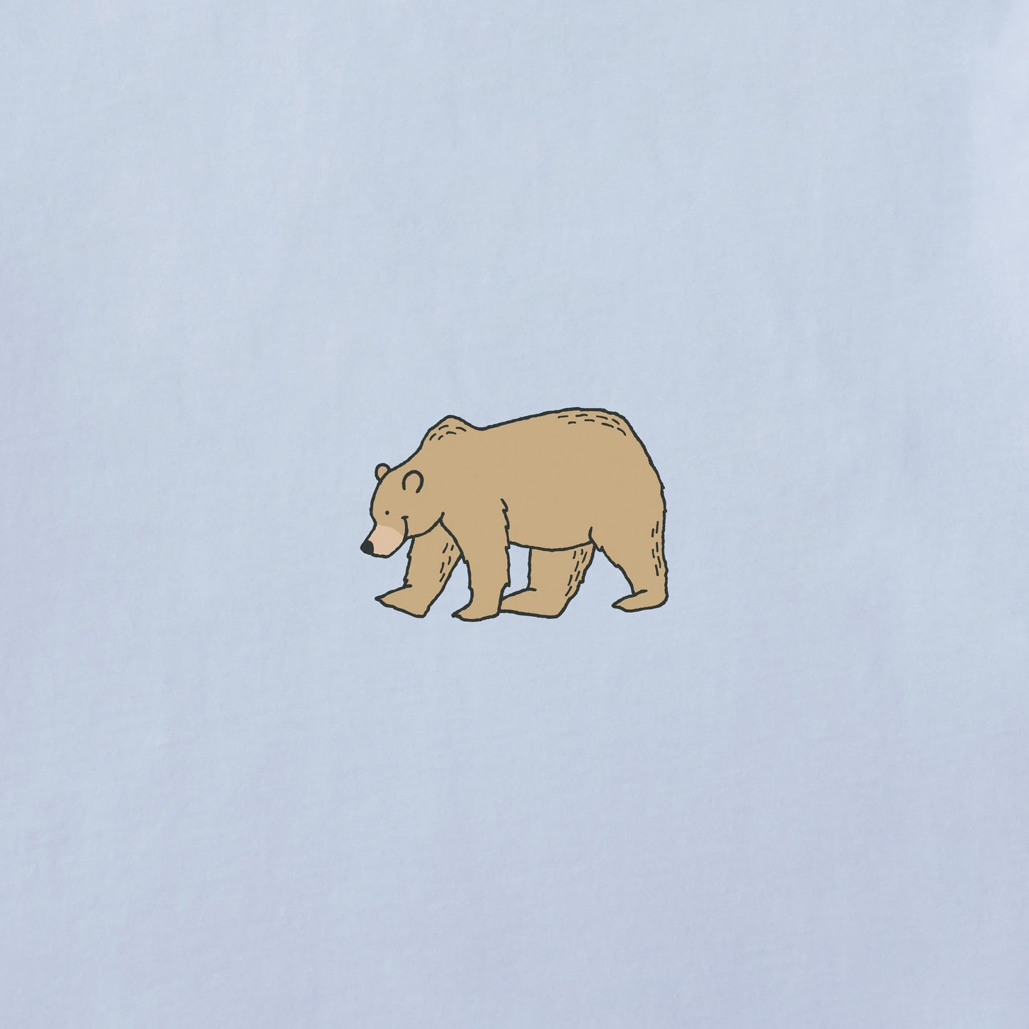 Women's Bert's Smile Bear Short Sleeve Crusher Boxy Tee