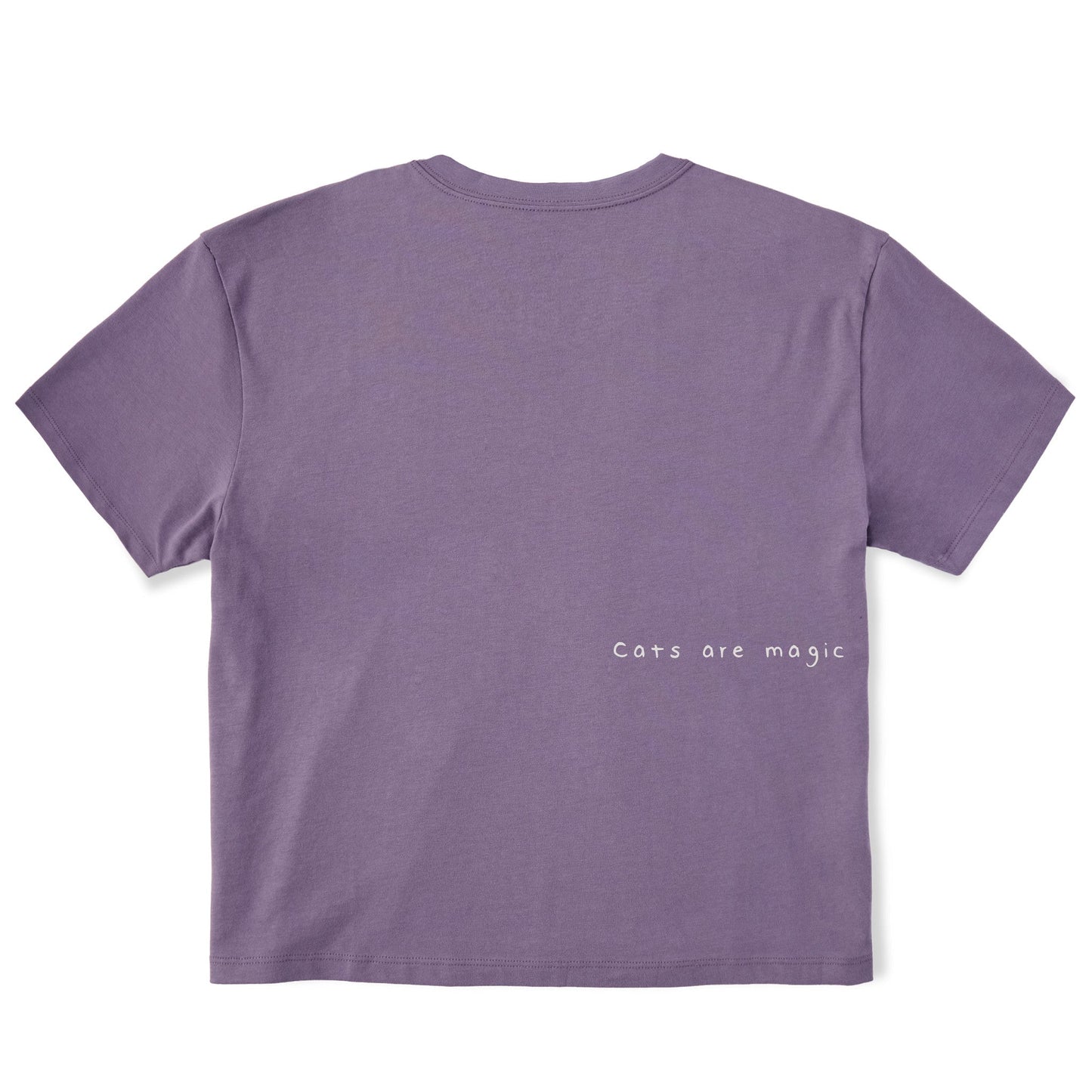 Women's Bert's Smile Cat Short Sleeve Crusher Boxy Tee