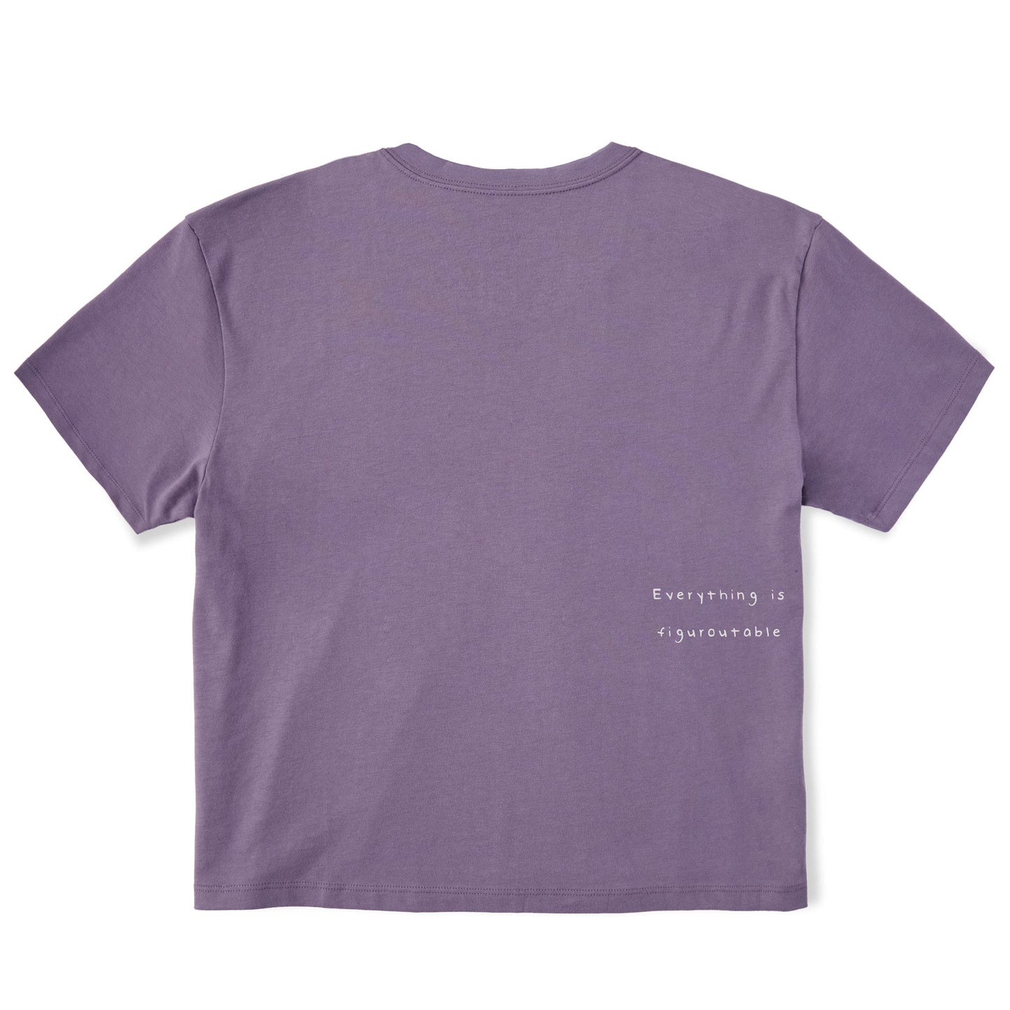 Women's Bert's Smile Moon Short Sleeve Crusher Boxy Tee