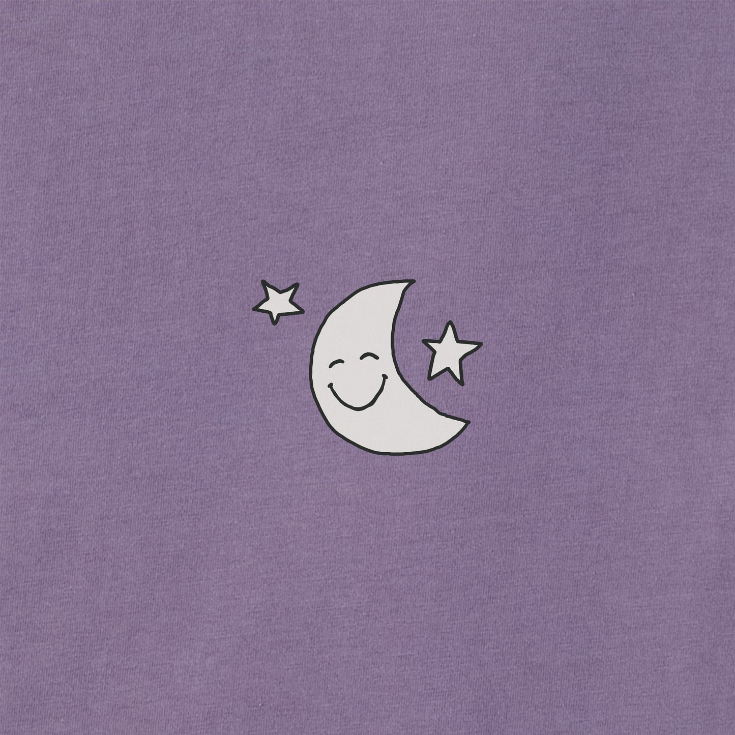 Women's Bert's Smile Moon Short Sleeve Crusher Boxy Tee