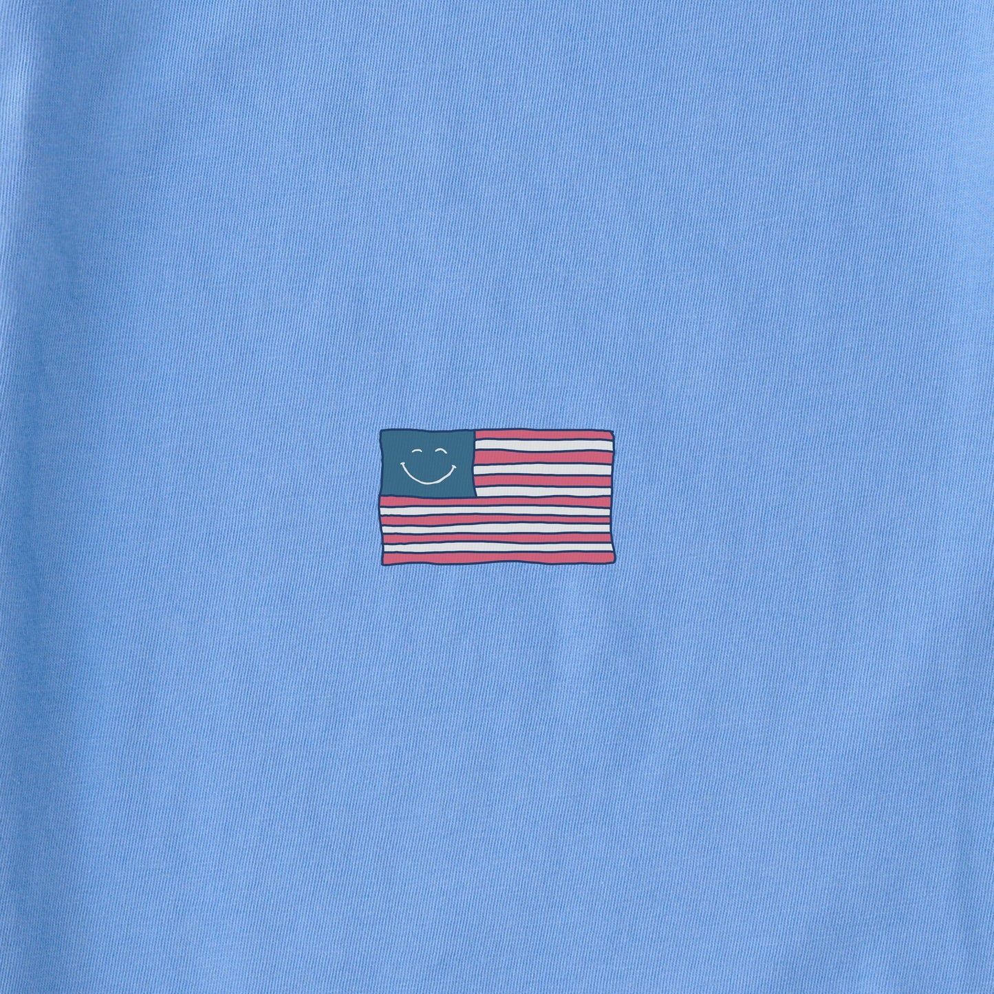 Women's Bert's Smile Flag Short Sleeve Crusher Boxy Tee