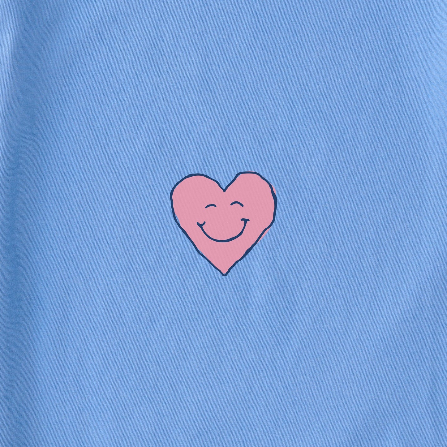 Women's Bert's Smile Heart Short Sleeve Crusher Boxy Tee