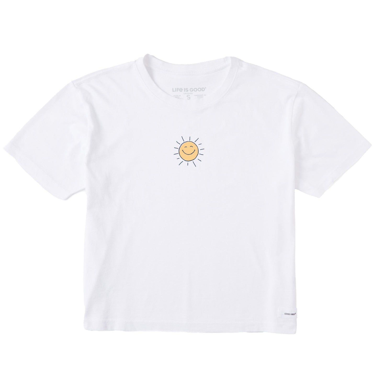 Women's Bert's Smile Sun Short Sleeve Crusher Boxy Tee