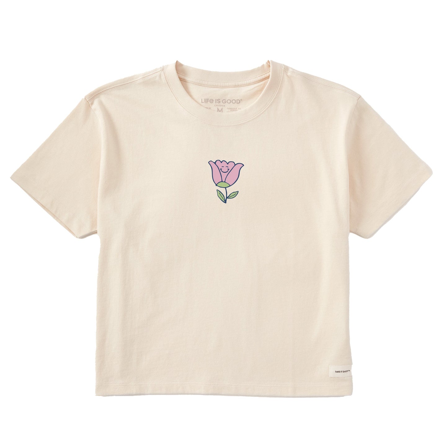 Women's Bert's Smile Tulip Short Sleeve Crusher Boxy Tee
