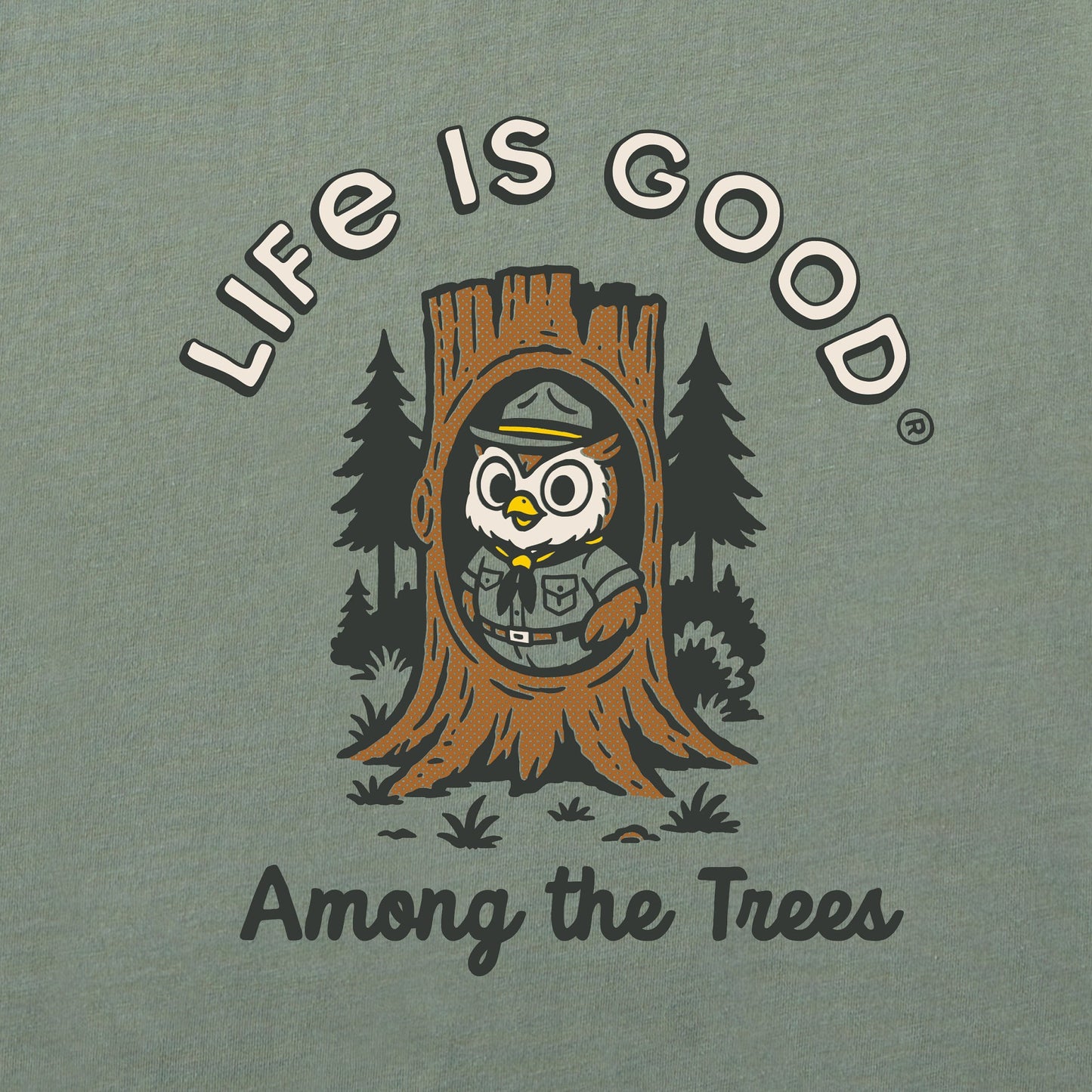 Men's Owl Among the Trees Short Sleeve Tee