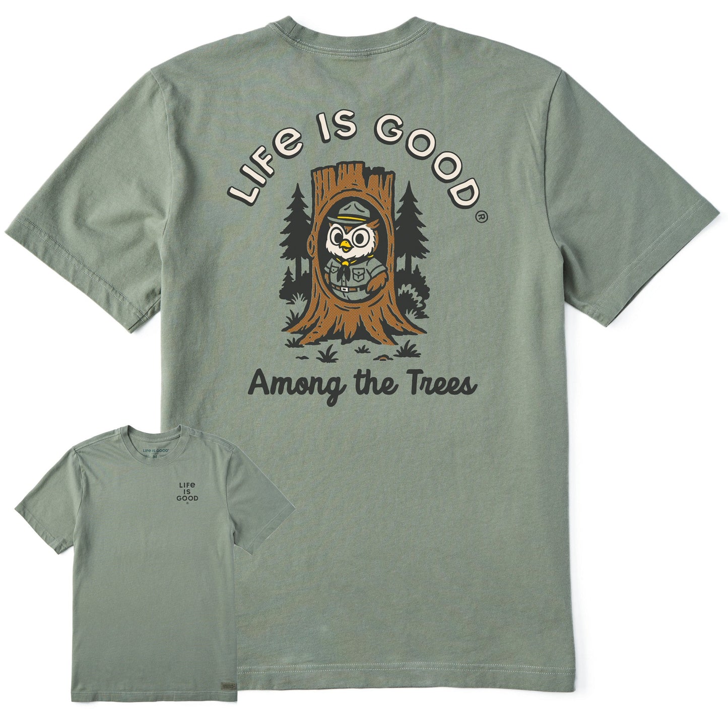 Men's Owl Among the Trees Short Sleeve Tee