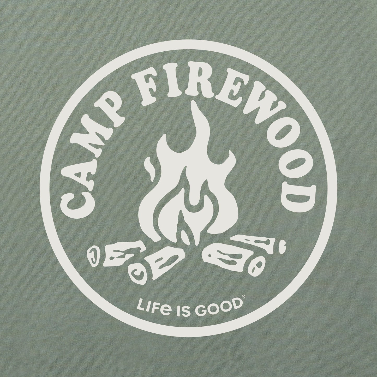Women's Camp Firewood Short Sleeve Crusher Boxy Tee