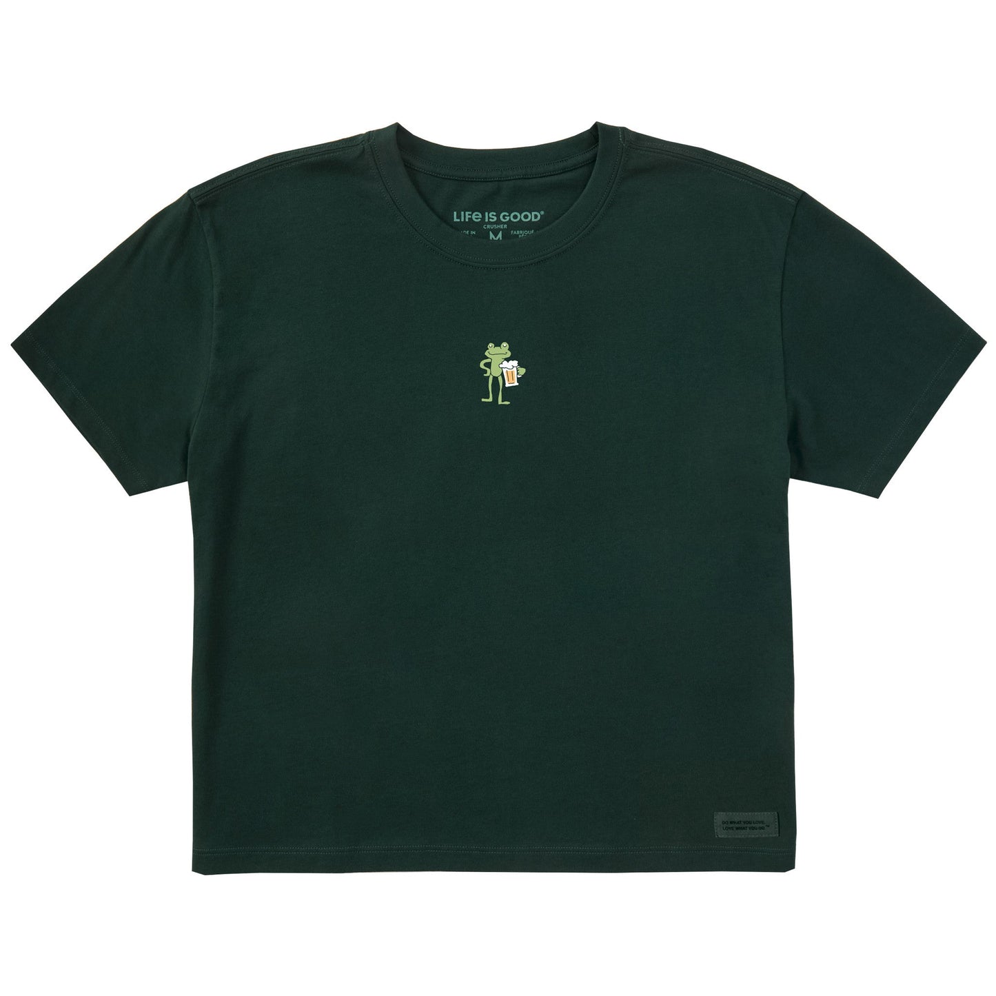 Women's Bert's Smile Frog Short Sleeve Crusher Boxy Tee