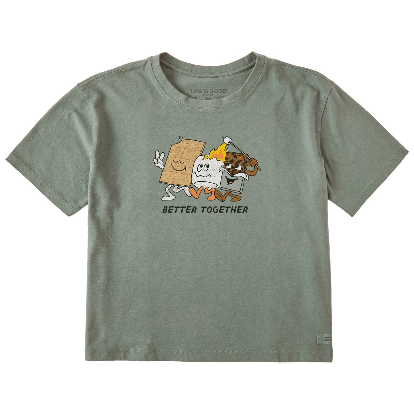 Women's Better Together Smores Short Sleeve Crusher Boxy Tee