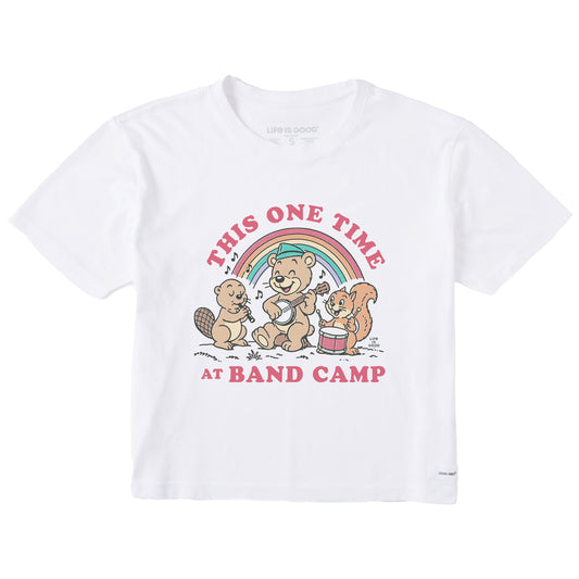 Women's This One Time at Band Camp Short Sleeve Crusher Boxy Tee