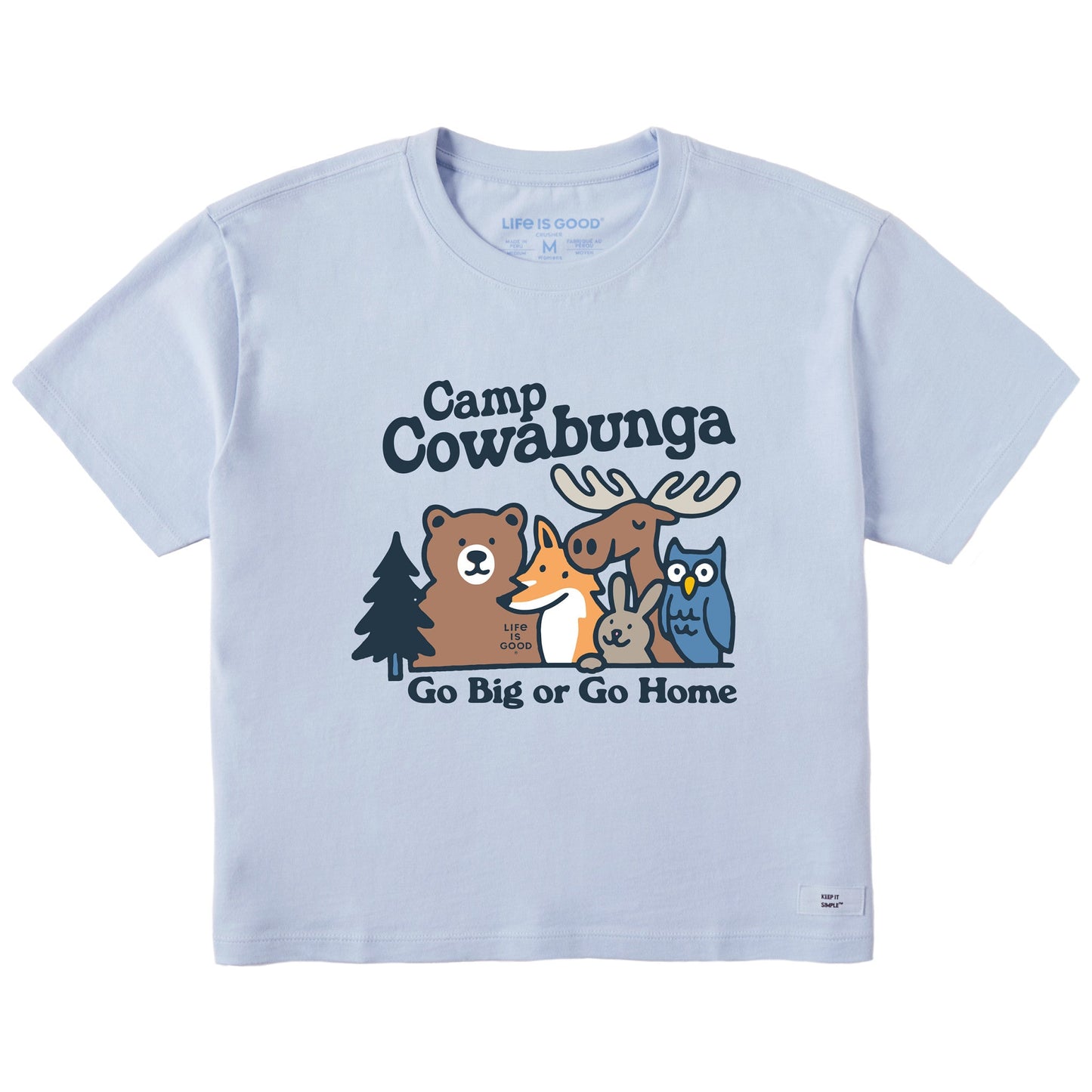 Women's Camp Cowabunga Short Sleeve Crusher Boxy Tee