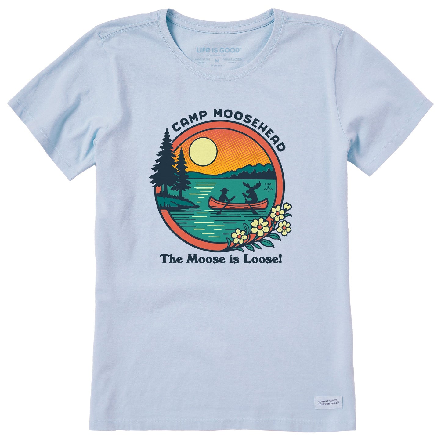 Women's Camp Moosehead Short Sleeve Crusher Tee
