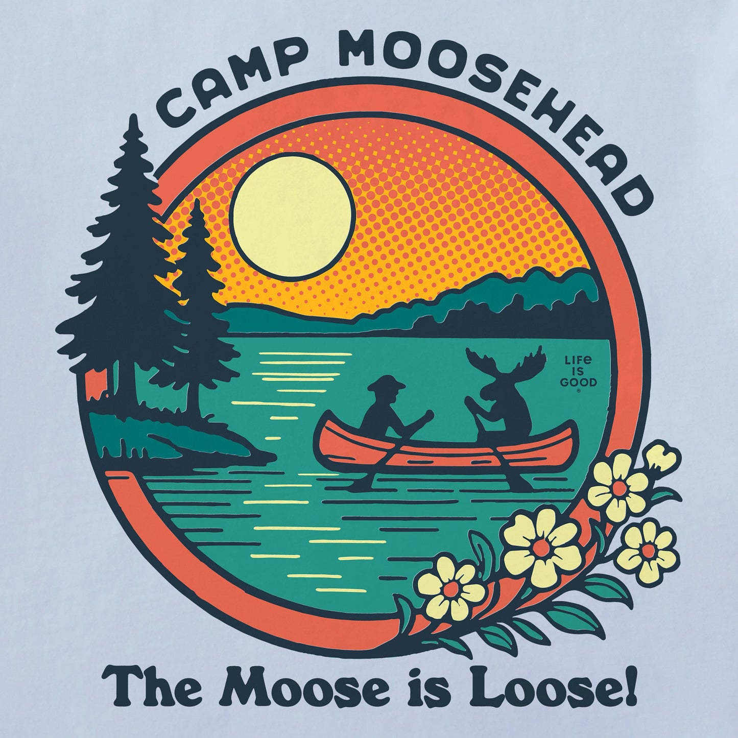 Women's Camp Moosehead Short Sleeve Crusher Tee