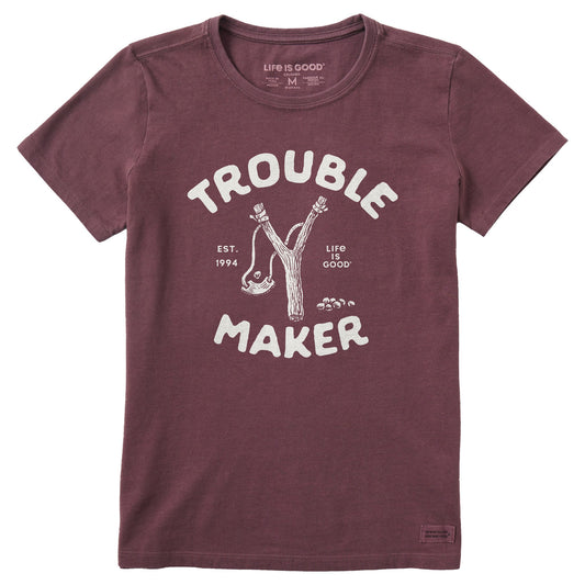 Women's Trouble Maker Short Sleeve Crusher Tee