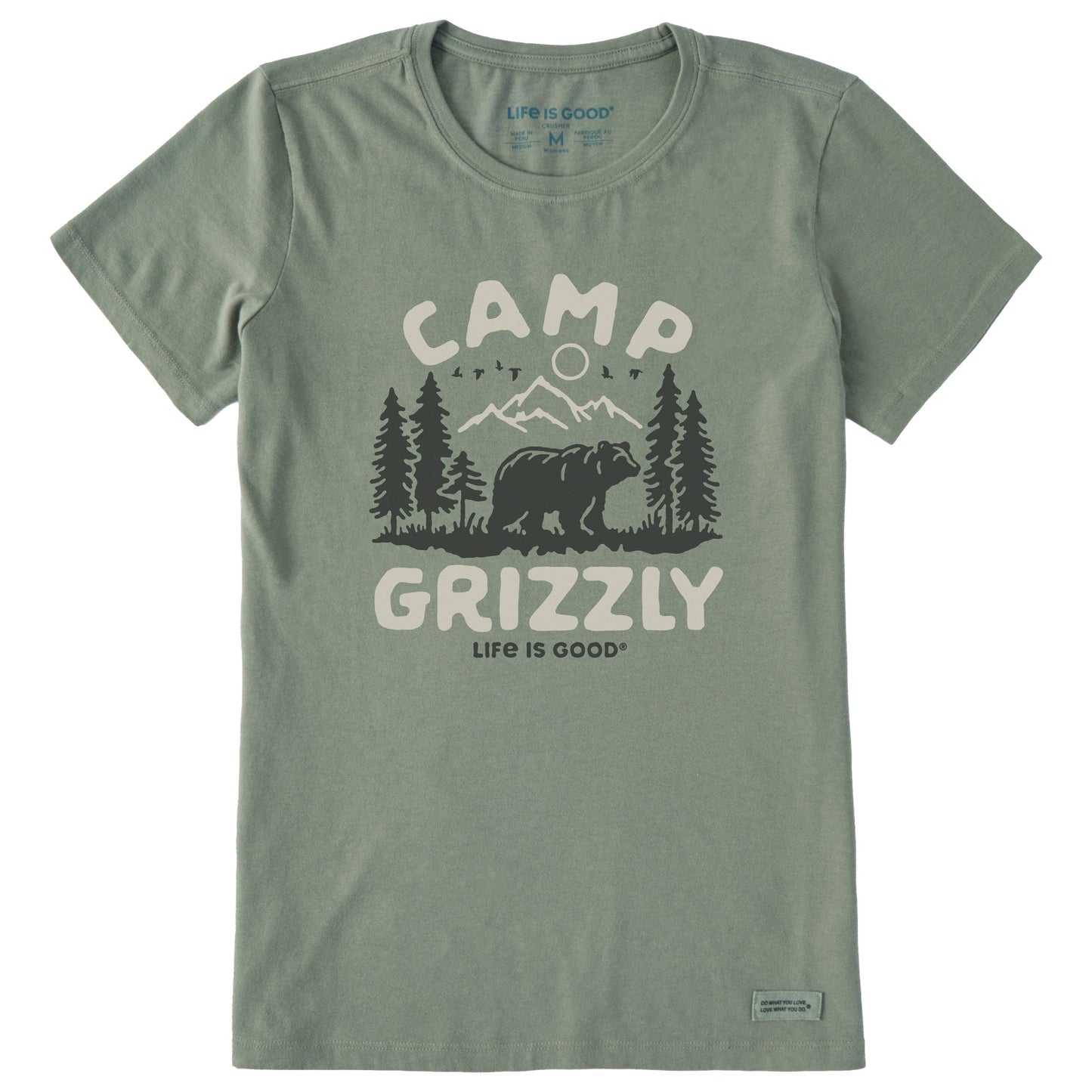 Women's Camp Grizzly Short Sleeve Crusher Tee