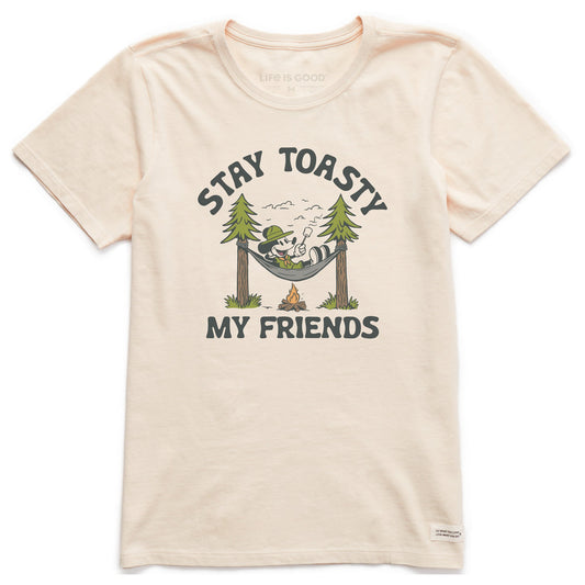Women's Stay Toasty My Friends Short Sleeve Crusher Tee