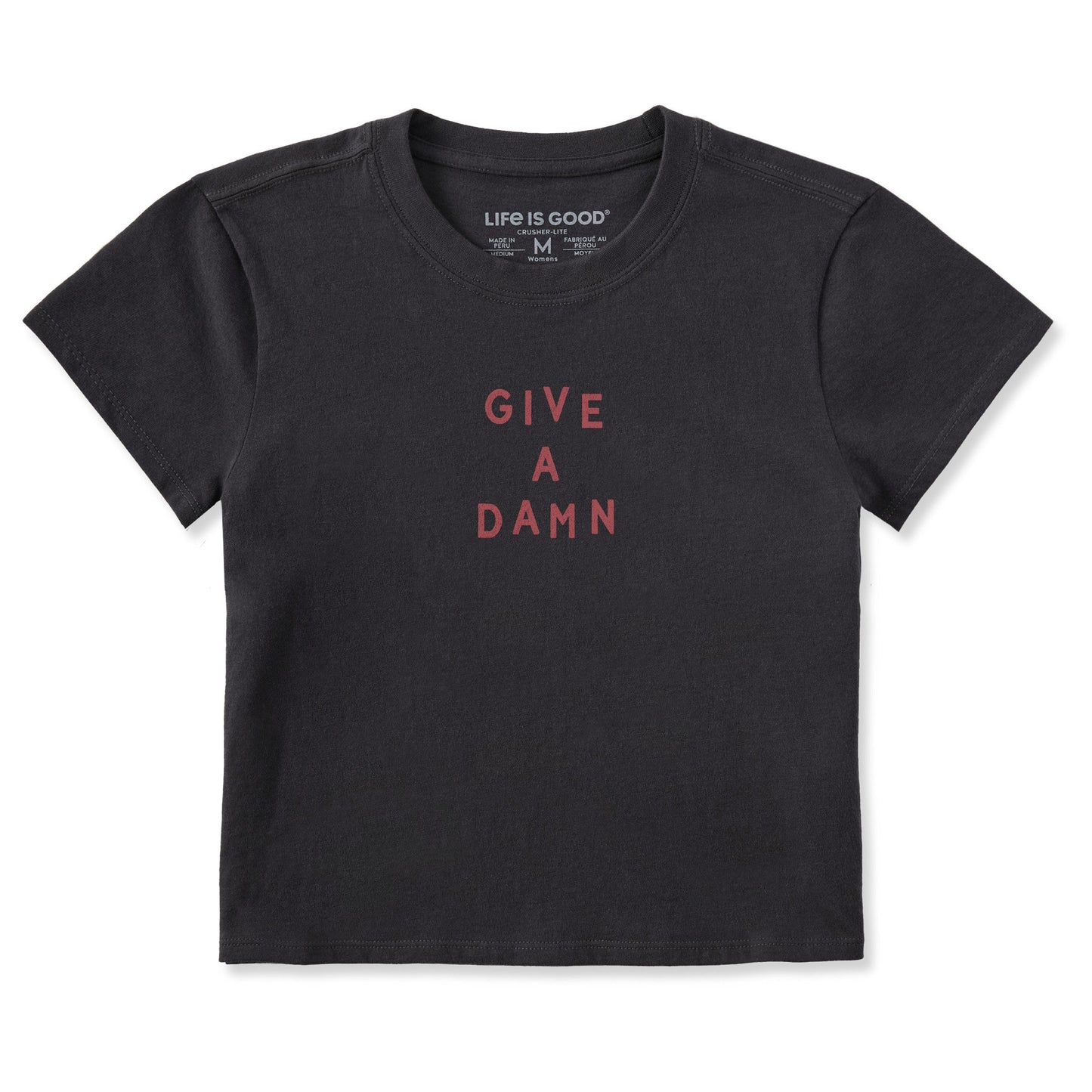 Women's Give a Damn Crusher-LITE Shrunken Tee