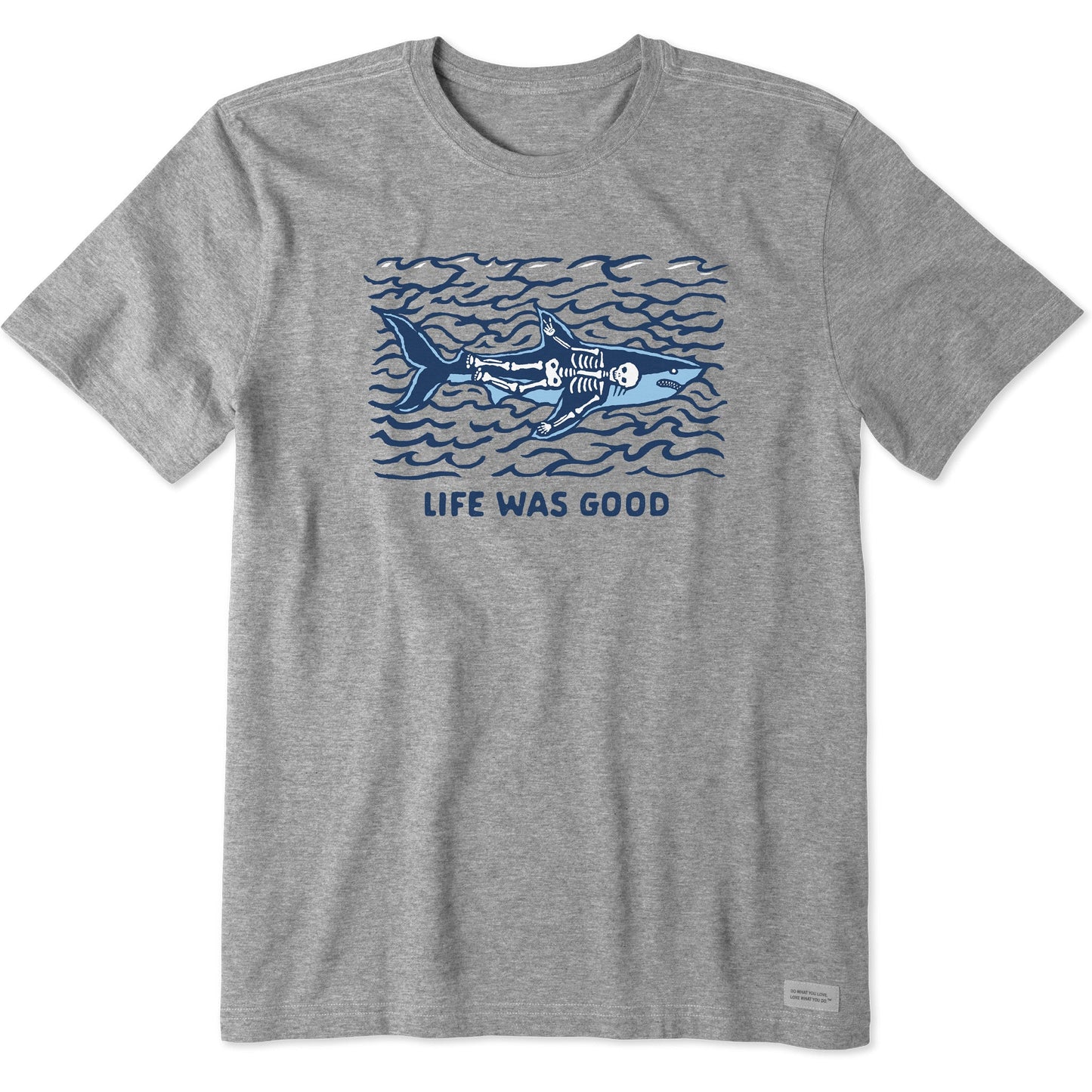 Men's Life Was Good Shark Short Sleeve Tee