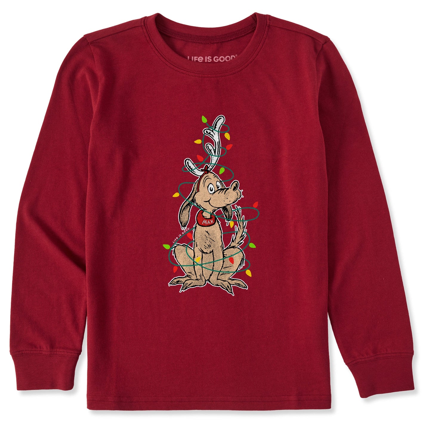 Kids Max Lights Long Sleeve Crusher Tee