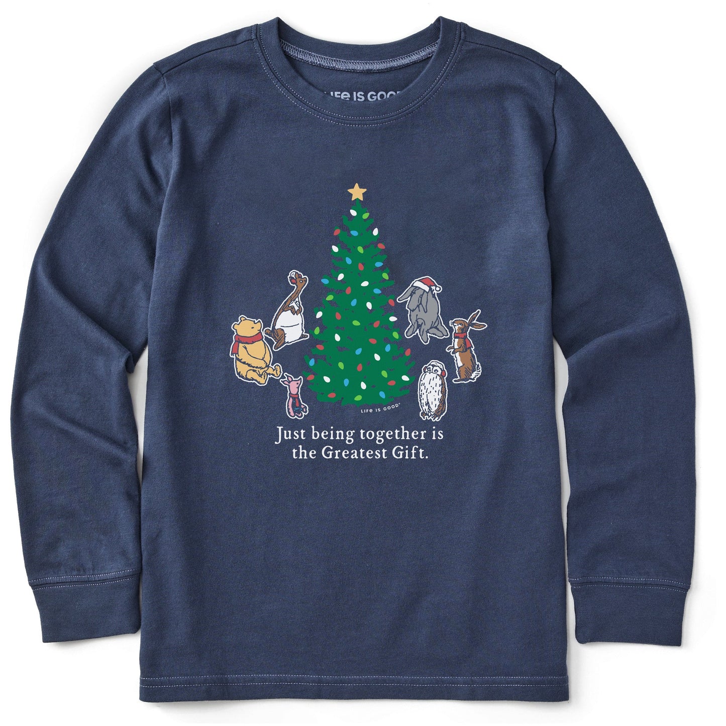 Kids Greatest Gift Winnie & Friends Long Sleeve Crusher Tee