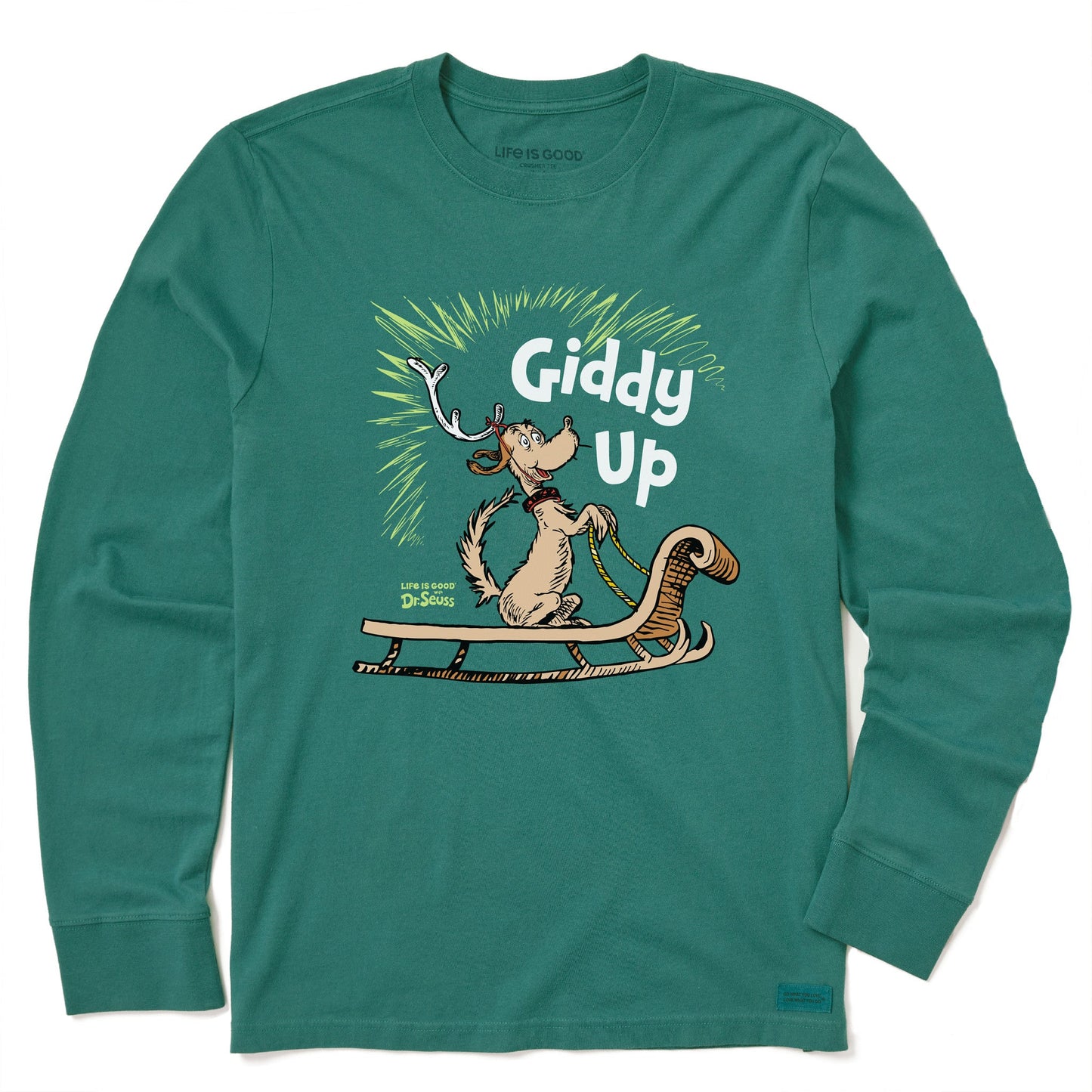 Kids Giddy Up Max Long Sleeve Crusher Tee