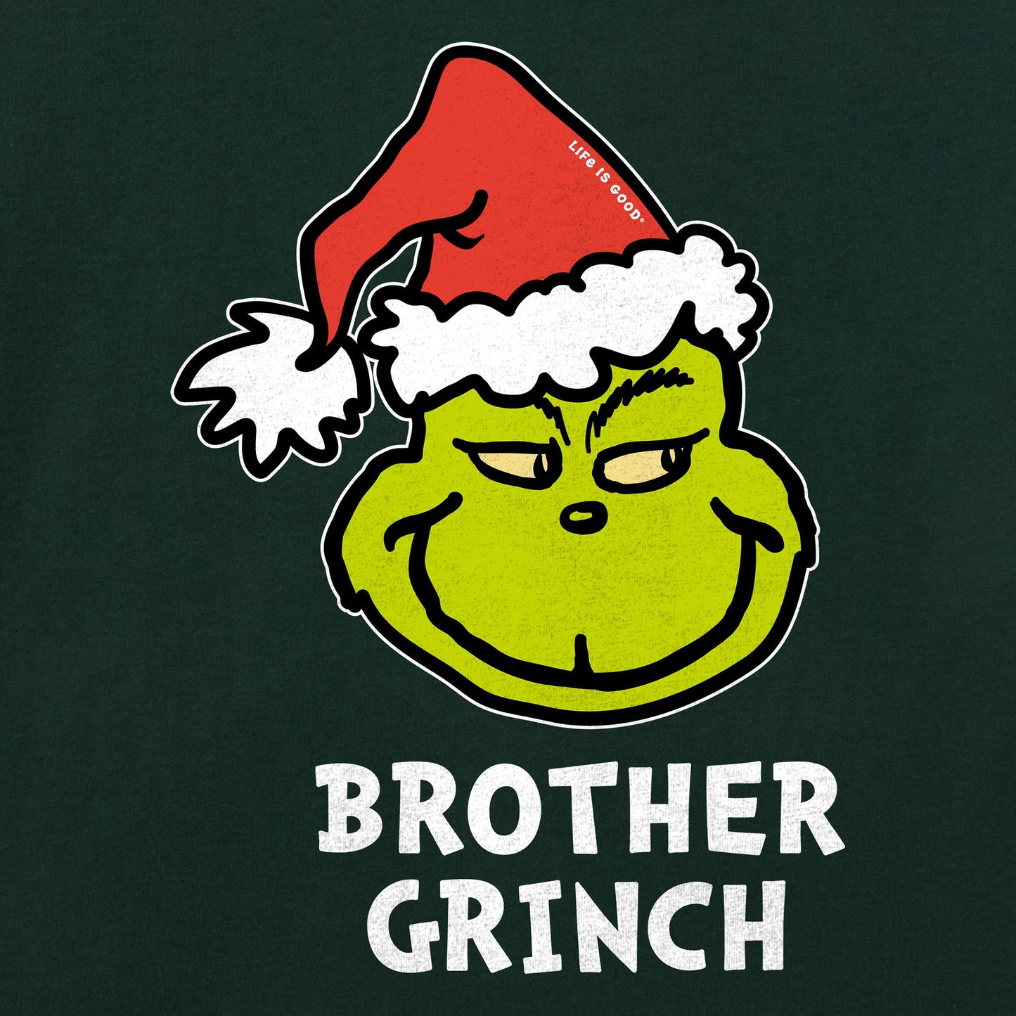 Kids Brother Grinch Long Sleeve Crusher Tee