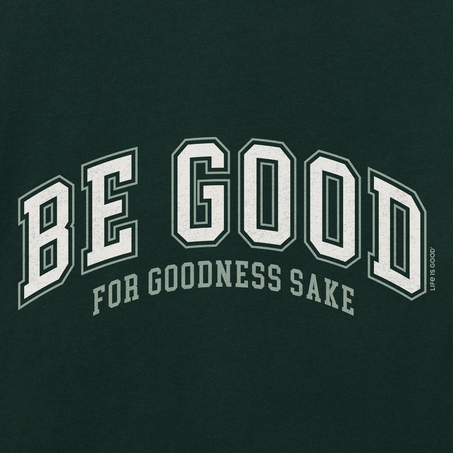Kids Be Good For Goodness Sake Long Sleeve Crusher Tee