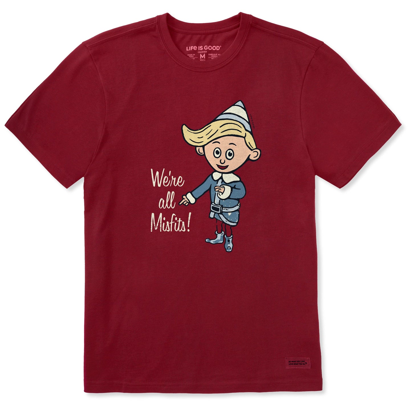 Men's We're All Misfits! Short Sleeve Crusher Tee