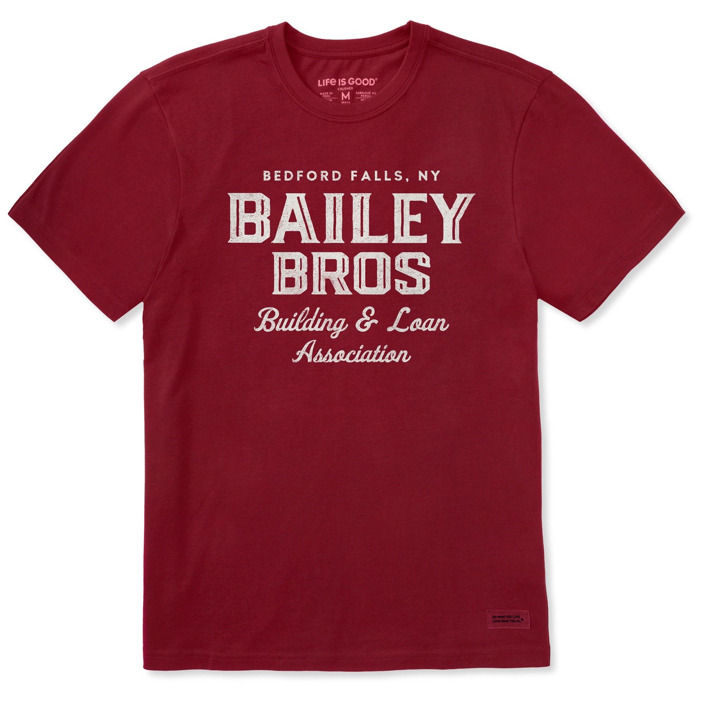 Men's Wordsmith Bailey Bros Stack Short Sleeve Crusher Tee