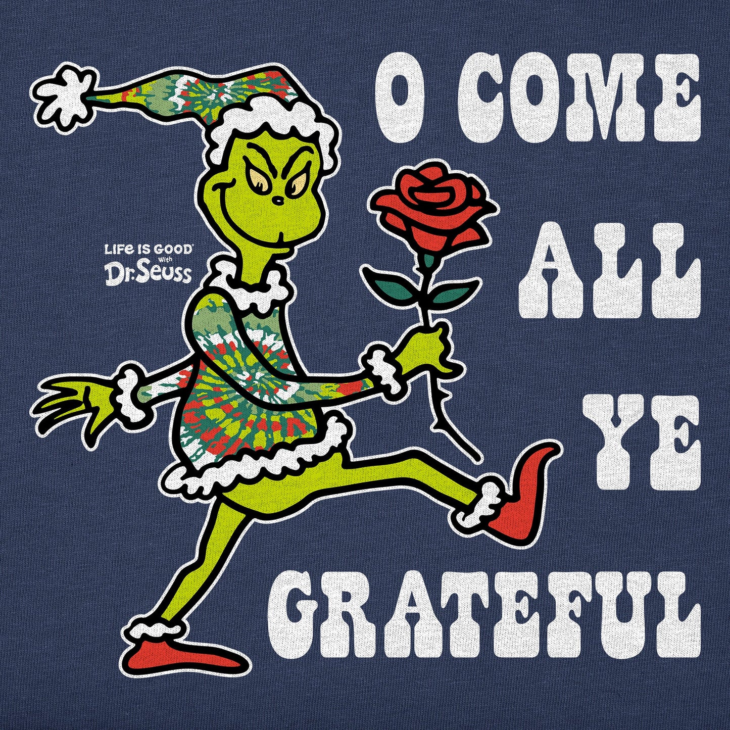 Men's Grateful Grinch Short Sleeve Crusher Tee
