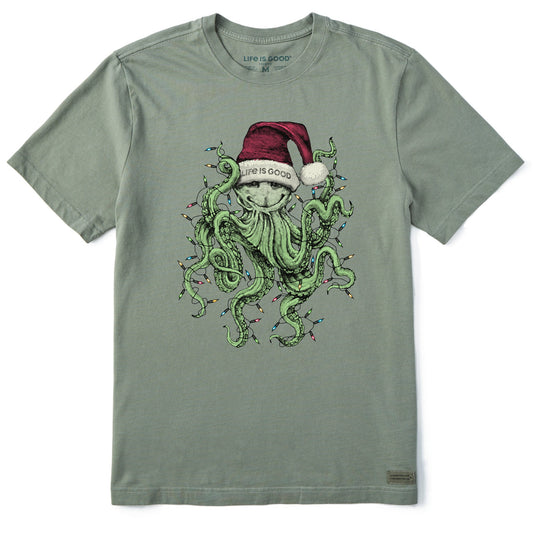 Men's Octo Claus Short Sleeve Crusher Tee