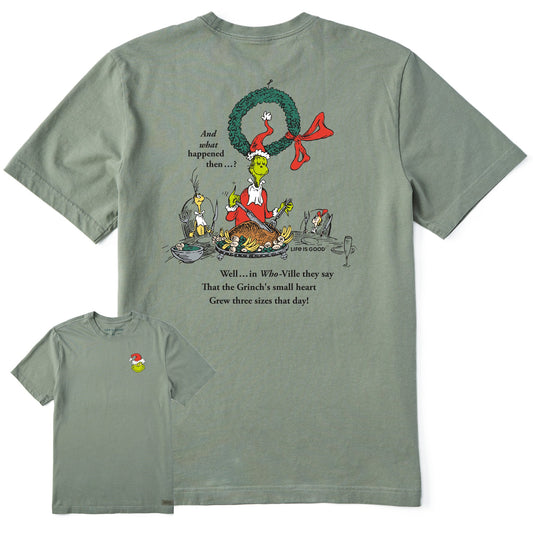 Men's Grinch Roast Beast 3 Sizes Short Sleeve Crusher Tee