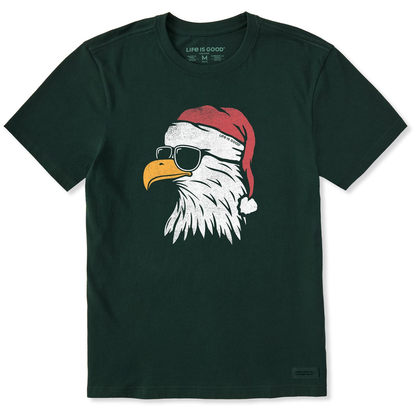 Men's Holiday Eagle Short Sleeve Crusher Tee