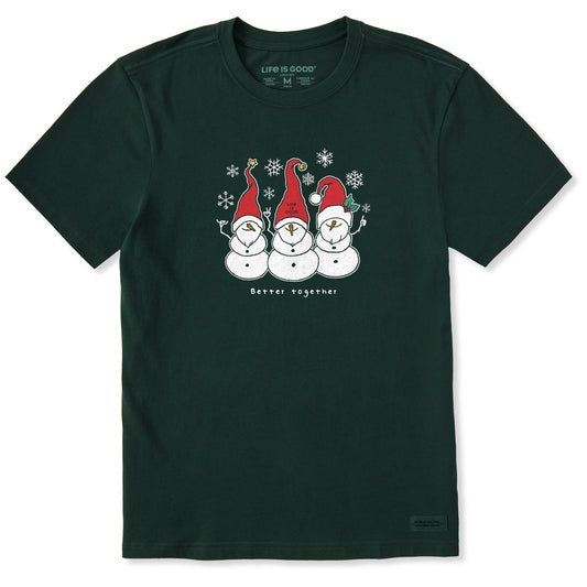 Men's Better Together Snowgnomes Short Sleeve Crusher Tee