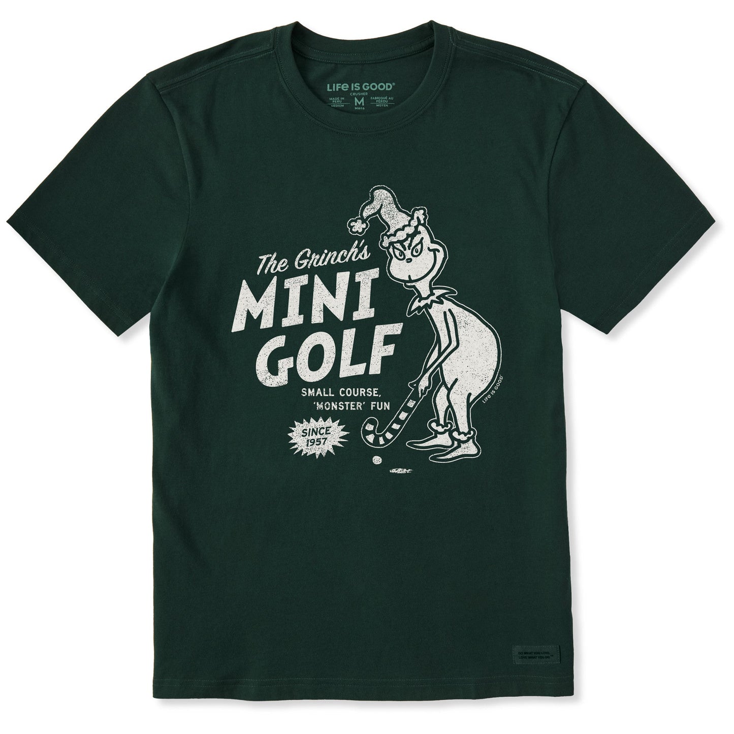 Men's Grinch's Mini Golf Short Sleeve Crusher Tee