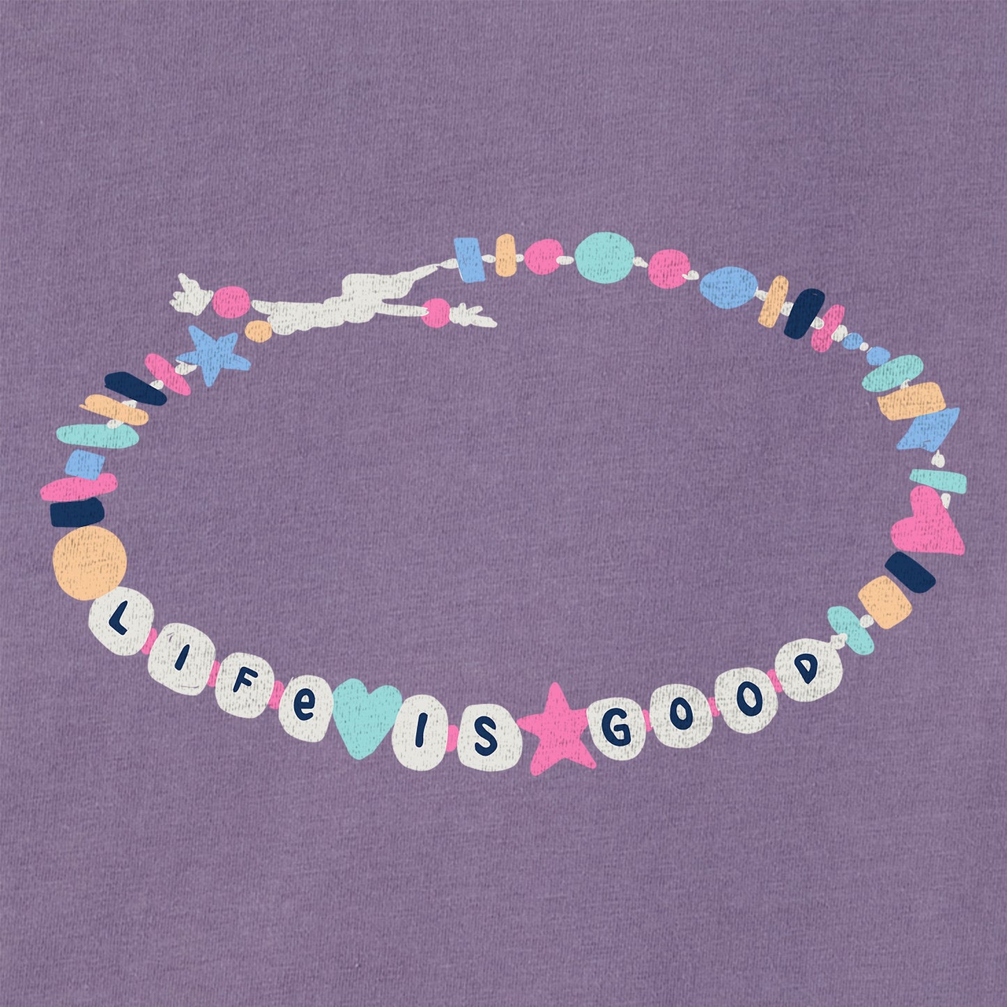 Women's Friendship Bracelet Short Sleeve Crusher Boxy Tee