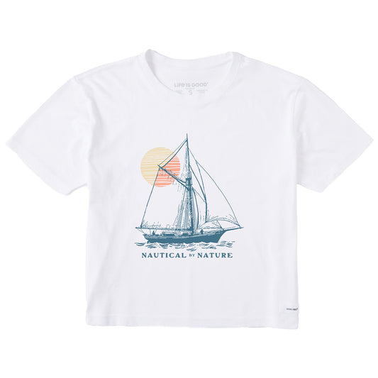 Women's Nautical by Nature Short Sleeve Crusher Boxy Tee