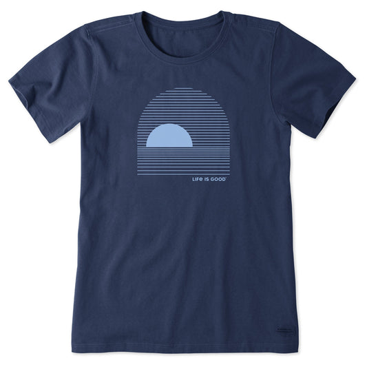 Women's Sunset Lines Short Sleeve Tee