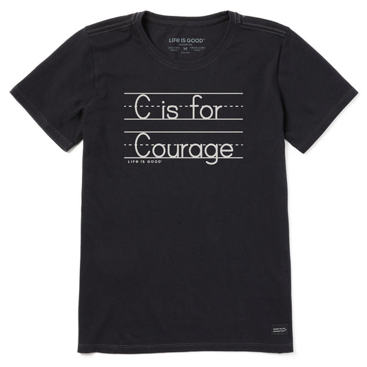 Women's C is for Courage Short Sleeve Tee
